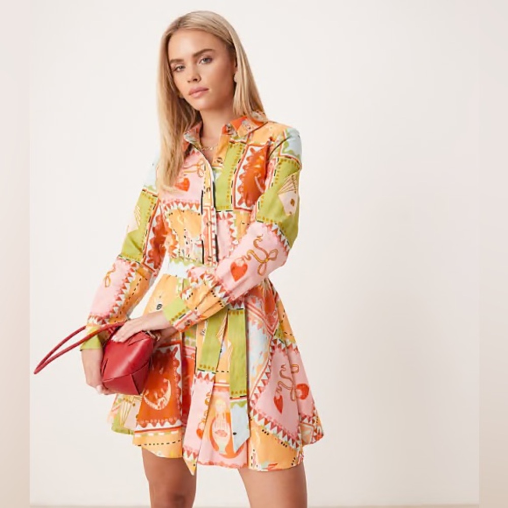 NWT NEVER FULLY DRESSED Lauren Shirt Dress Sz 12 - Picture 1 of 14